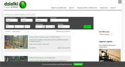 Desktop Screenshot of dzialki.pl